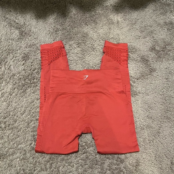 Gymshark Energy+ Seamless Leggings - Red - Picture 4 of 4